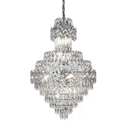 Crydelabular Crystal Windsor Grande supremo 10XE14, priemer 60x90cm, lesklý chróm, nastaviteľná výška