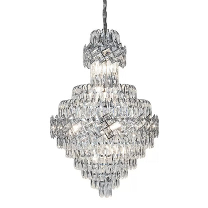 Crydelabular Crystal Windsor Grande supremo 10XE14, priemer 60x90cm, lesklý chróm, nastaviteľná výška
