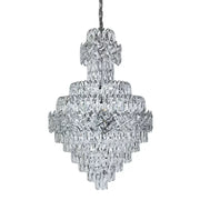 Crydelabular Crystal Windsor Grande supremo 10XE14, priemer 60x90cm, lesklý chróm, nastaviteľná výška