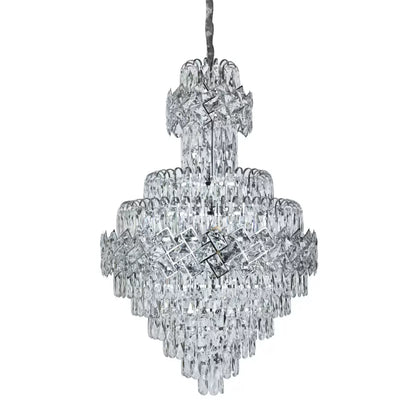 Crydelabular Crystal Windsor Grande supremo 10XE14, priemer 60x90cm, lesklý chróm, nastaviteľná výška