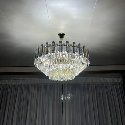 Luster krištáľový kaison 16xe14 zlato