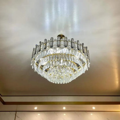 Luster krištáľový kaison 16xe14 zlato