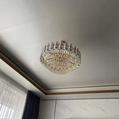 Luster krištáľový kaison 16xe14 zlato