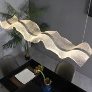Lustra LED cu Telecomanda, Suspendata AMI 78W, Liniara, Lumina Rece/Calda/Neutra, Alb, Inaltime Reglabila
