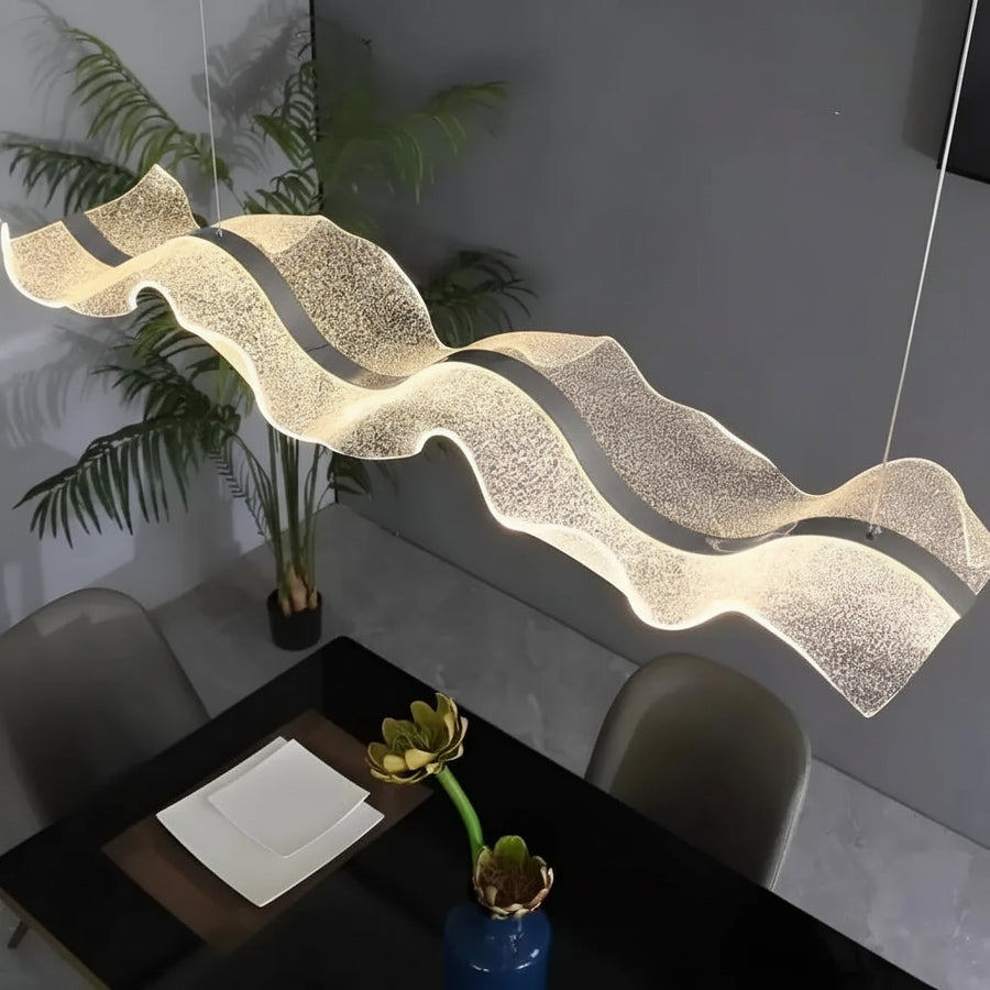 Lustra LED cu Telecomanda, Suspendata AMI 78W, Liniara, Lumina Rece/Calda/Neutra, Alb, Inaltime Reglabila