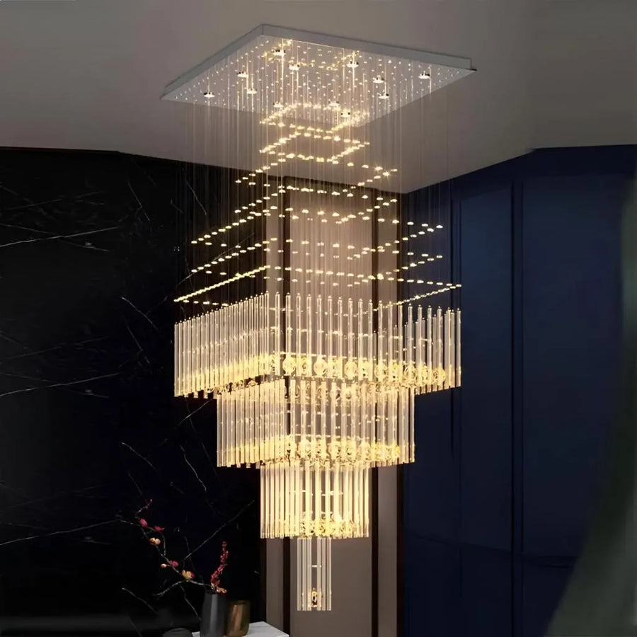 Luster Crystal LED 80W Conti Gold 60 cm