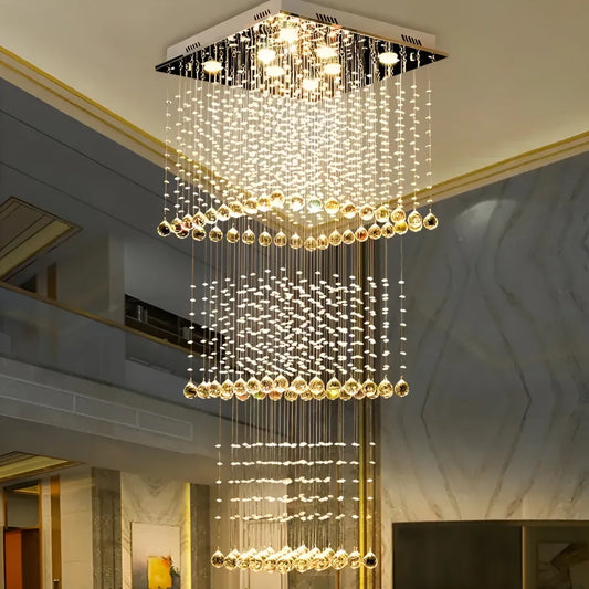 Luster Crystal viedol 80W Saturnino zlato 50 cm