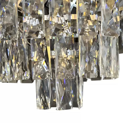 Crystal Luster Windsor Noble 5xE27, priemer 40 cm, lesklý chróm, nastaviteľná výška