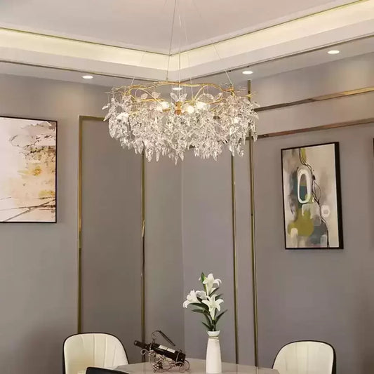 Luster Crystal Sutton 5x E14 zlato