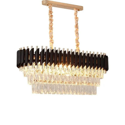 Crystal Luster Versailles Regalis 10x E14, priemer 80 cm, lesklé zlato, nastaviteľná výška