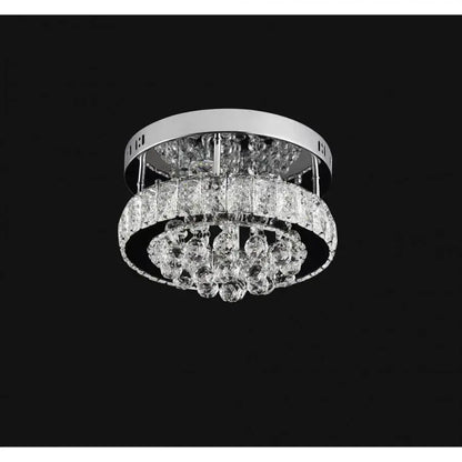 LED luster s diaľkovým ovládaním Abel 22W Silver