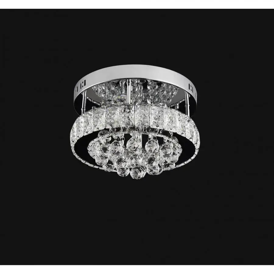 LED luster s diaľkovým ovládaním Abel 22W Silver