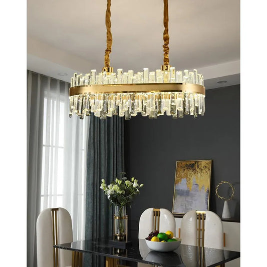 Achim LED luster s diaľkovým ovládaním, 200 W, priemer 80 cm, zlato, nemilosrdné