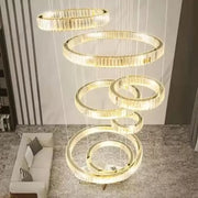 LED krištáľový luster s Mesiášom 128 W Silver Diaľciom