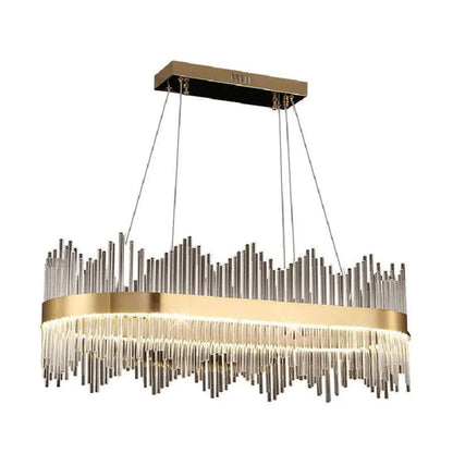 LED luster s diaľkovým ovládaním Federico 105W SMOLNÉ ZLATÉ