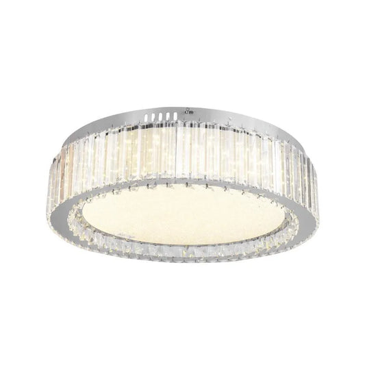 LIST LED kryštál s Madox 28W diaľkovým ovládaním striebra