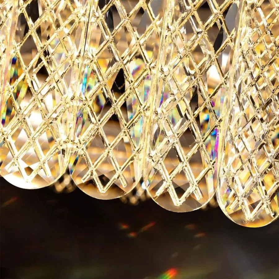 LED luster s diaľkovým ovládaním VZareef 80W, Golden