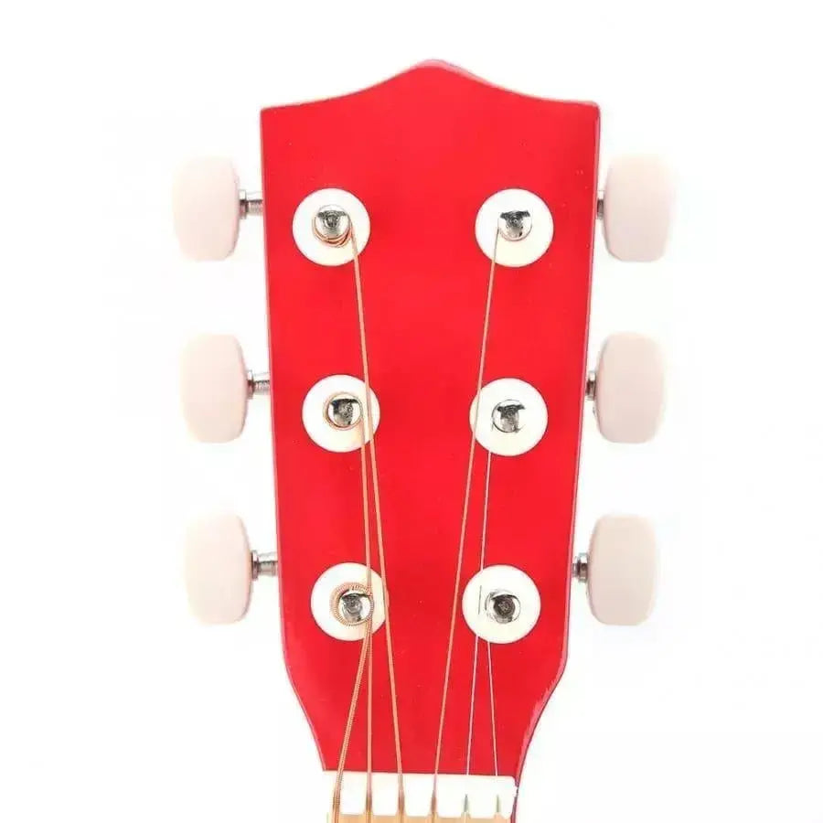 Drevená gitara pre deti, viacfarebné, drevo