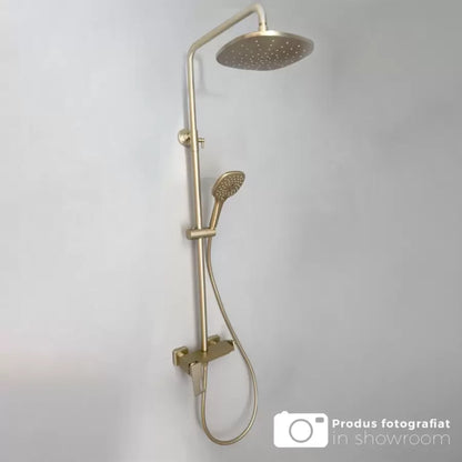 Sprchovací stĺpec, sanitárna mosadz, zlato, 9810d