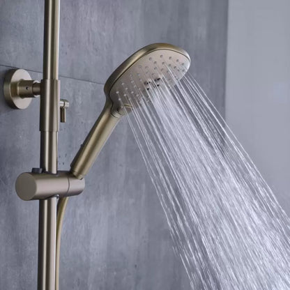 Sprchovací stĺpec, sanitárna mosadz, zlato, 9810d