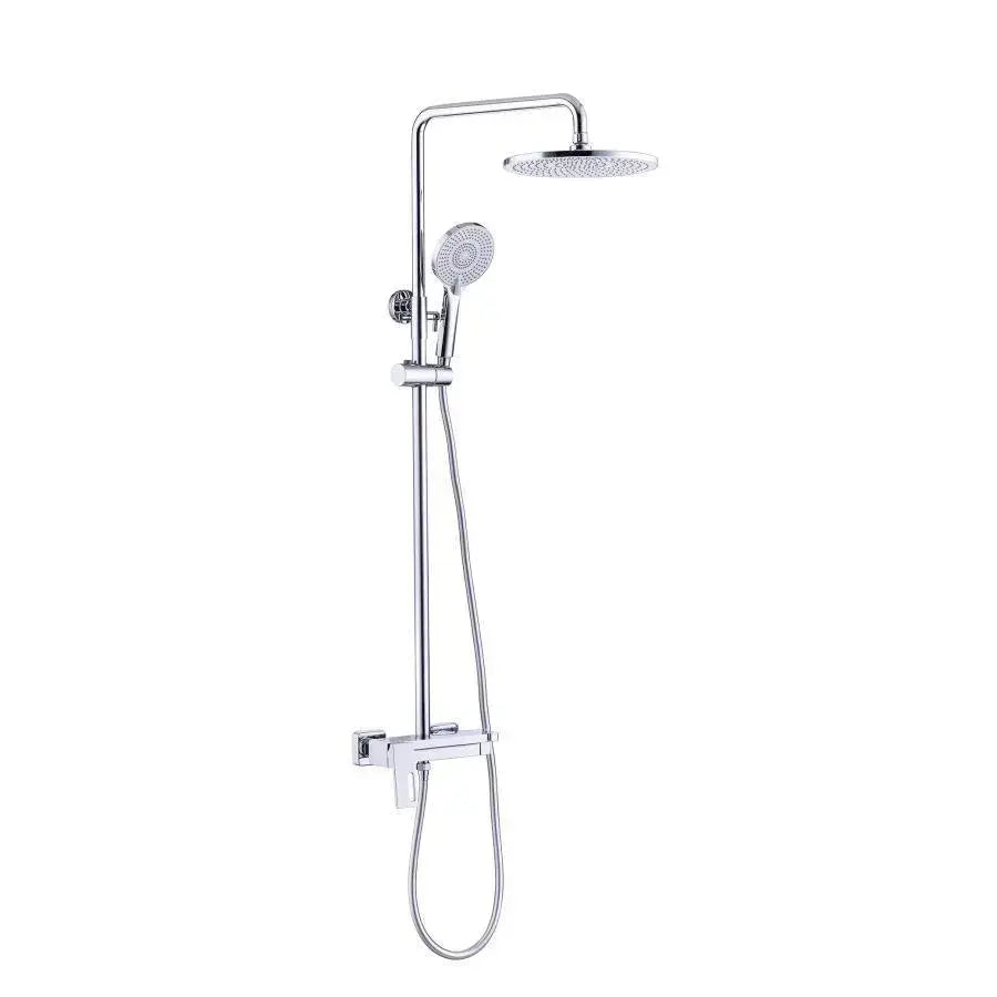 Sprchovací stĺpec, sanitárna mosadz, chróm, 9810