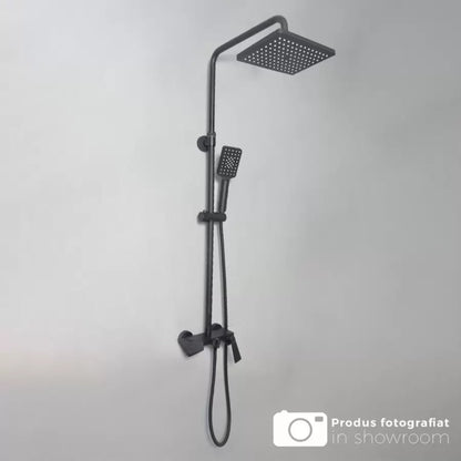 Sprchovací stĺpec, sanitárna mosadz, čierna, 6720h