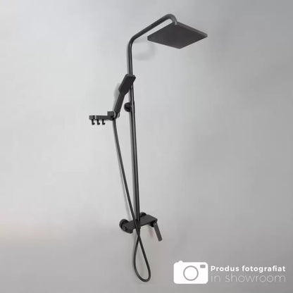 Sprchovací stĺpec, sanitárna mosadz, čierna, 9990h
