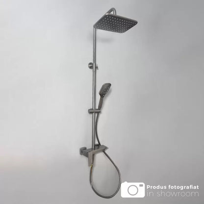 Sprchovací stĺpec, sanitárna mosadz, satén, 9810n