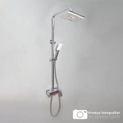 Stĺpec odobratý s para a upravujúcim klobúkom, sanitárna mosadz, chróm, 9920