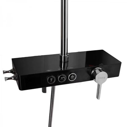 Stĺpková sprcha LCD LCD nerezová čierna SJG/006
