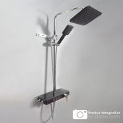 Stĺpková sprcha LCD LCD nerezová čierna SJG/006