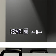 Obdĺžnikové LED zrkadlo 120x70cm Radiant Motionglow Sensor Marcello Clock Defrition System & Smoteble Therometer