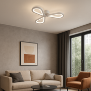 LED luster AURALIUS 18W, 3 okvetné lístky, neutrálne svetlo, 4000K, biely