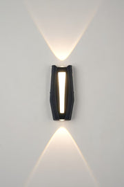 Fantázia aplikuje exteriér a interiér LED, 2 zdroje x 1w, IP65, kovové, čierne, 3000K