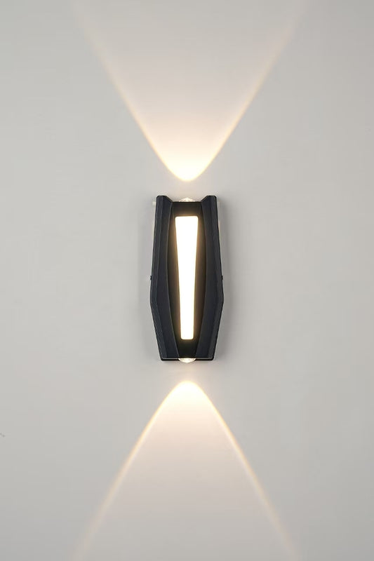 Fantázia aplikuje exteriér a interiér LED, 2 zdroje x 1w, IP65, kovové, čierne, 3000K