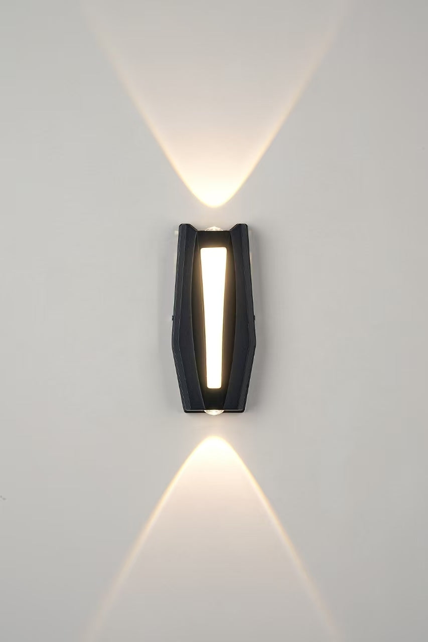 Fantázia aplikuje exteriér a interiér LED, 2 zdroje x 1w, IP65, kovové, čierne, 3000K