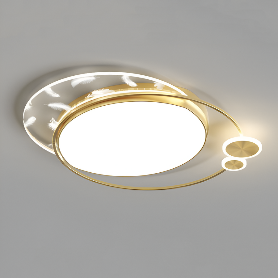 LED LED LED s diaľkovým ovládaním, nestabilný, zlato, kov a akryl, 3000K/4000K/6000K