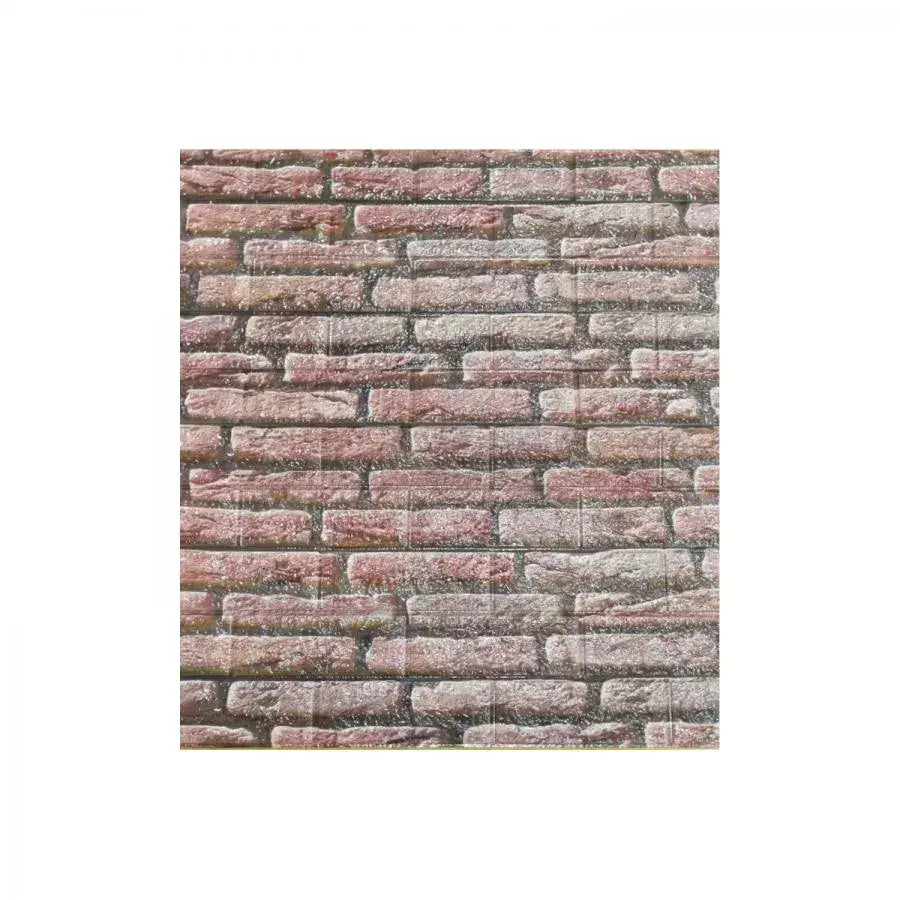 Sada 10D 3D samostatne starý tehlový dizajn v mäkkej penu, 70 cm x 77 cm x 6 mm