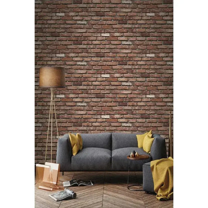 Sada 10D 3D samostatne starý tehlový dizajn v mäkkej penu, 70 cm x 77 cm x 6 mm