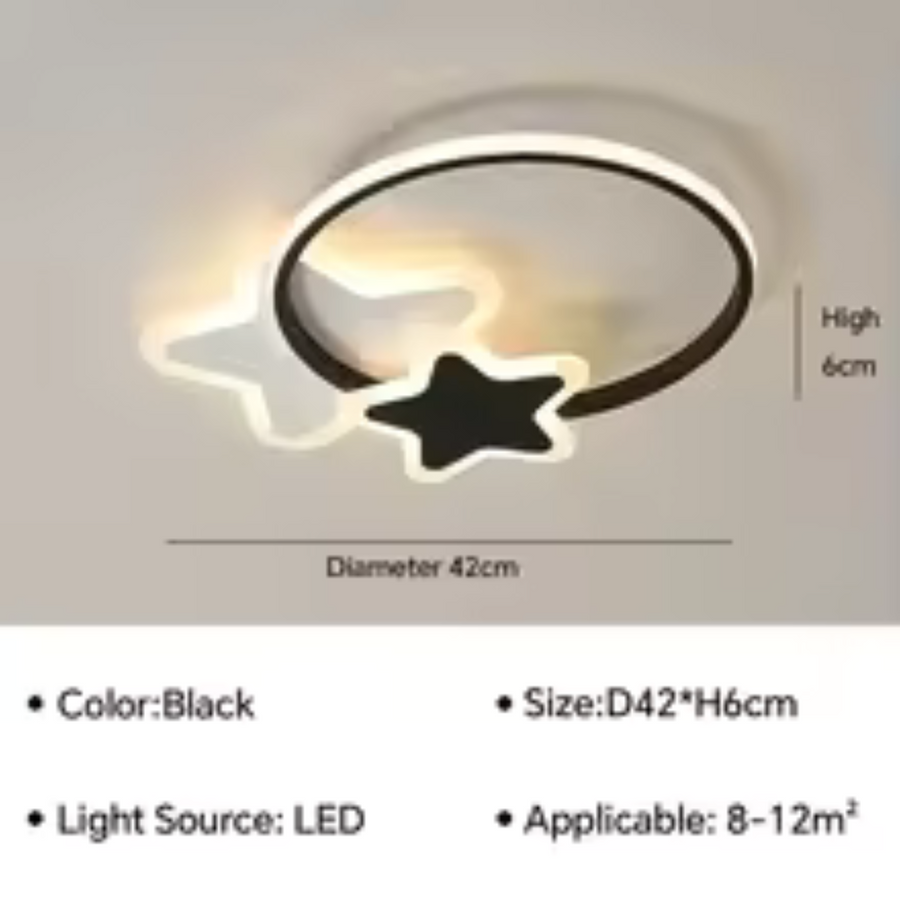 LED lulus s diaľkovým ovládaním Sandrina Sandrina 106 W čiernej a bielej