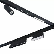 Magnetická LED mriežka, nastaviteľná, 6W, neutrálne svetlo, zabudované, čierne