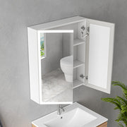 Kabinet Laura s LED zrkadlom DBP122 60x70 biela