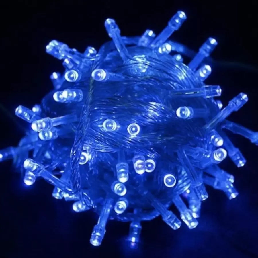 Inštalácia, 500 LED, 30 m, biela, modrá/červená - modrá