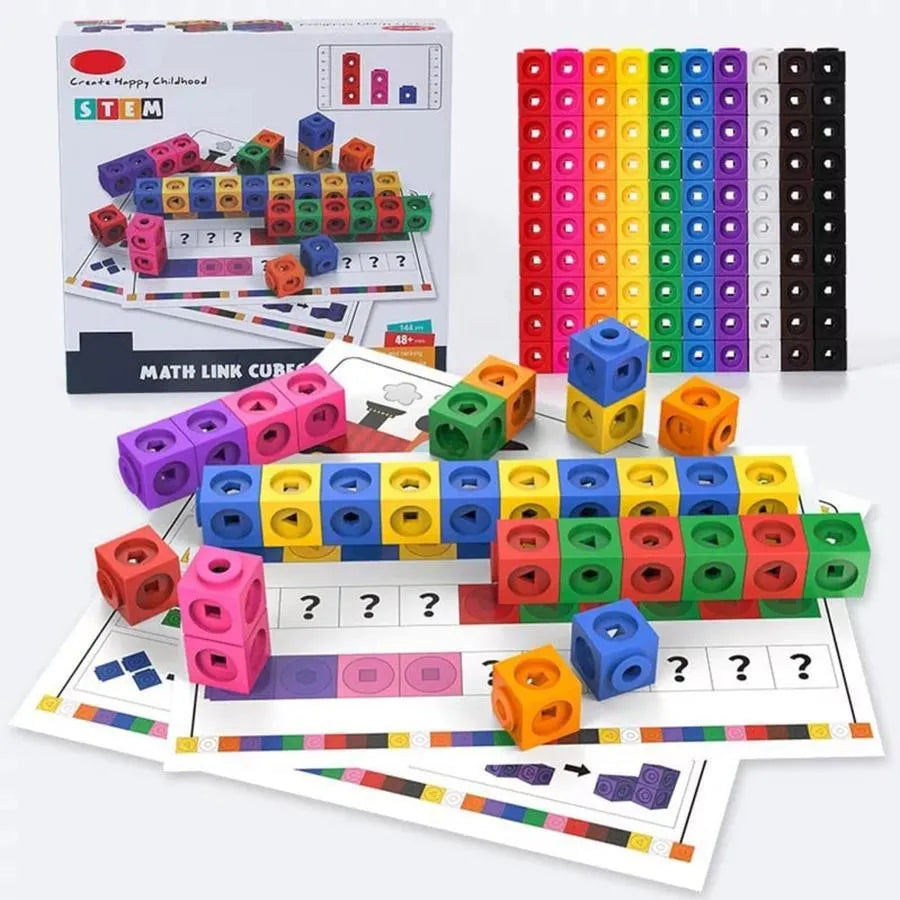 Vzdelávacia hra typu tetris, 144 kusov, plast