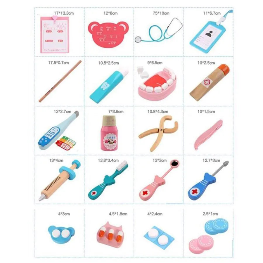 Interaktívna hra Úplne malá zubná súprava 17 kusov