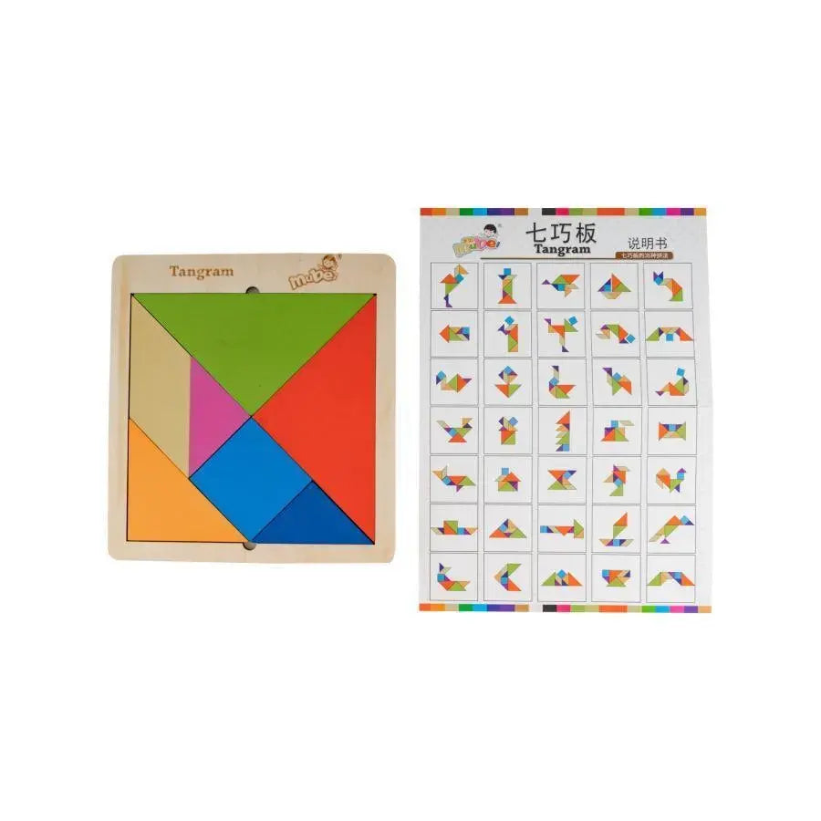 Vzdelávacia hra Tangram, 8 kusov, viacfarebné, PG-L08