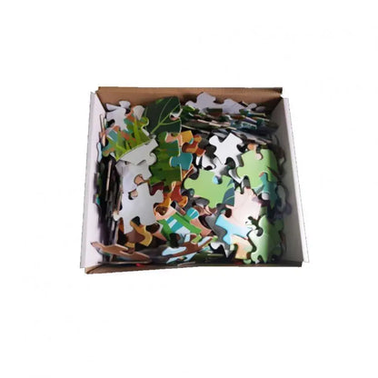 Hra puzzle s domácimi zvieratami, viacfarebné, 208 kusov