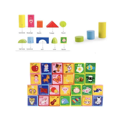 Hra puzzle na objavenie mesta, viacfarebné, drevo