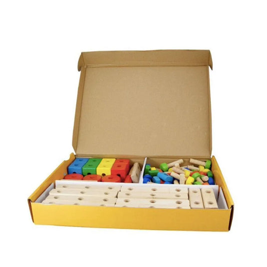 Multifunkčný puzzle dielov typu hry, 78 kusov, viacfarebné, drevo