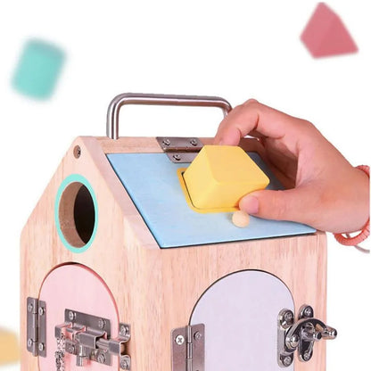 Vzdelávacie hračky Montessori Mysteriies Misk, 6 kusov, drevo